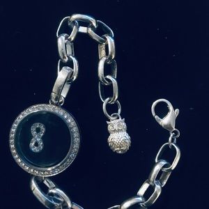 ORIGAMI OWL Swarovski Locket AND Bracelet BUNDLE!